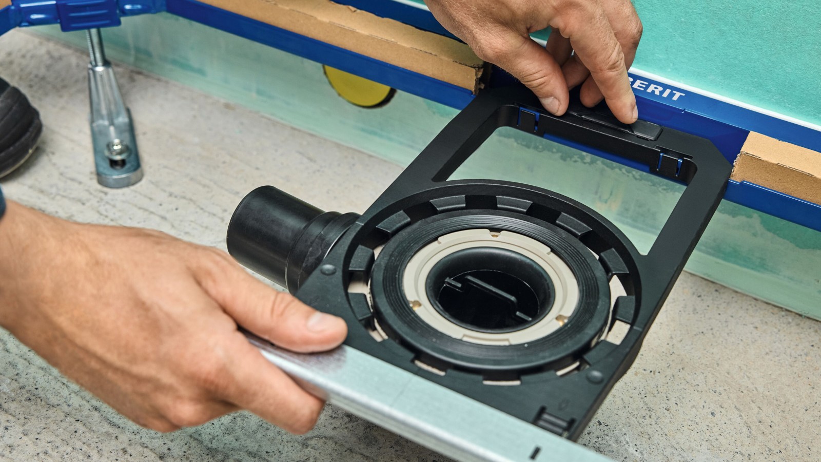 Fixe Siphonpositionierung