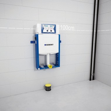 Geberit Kombifix Installationselement befestigen Geberit Kombifix Installationselement befestigen