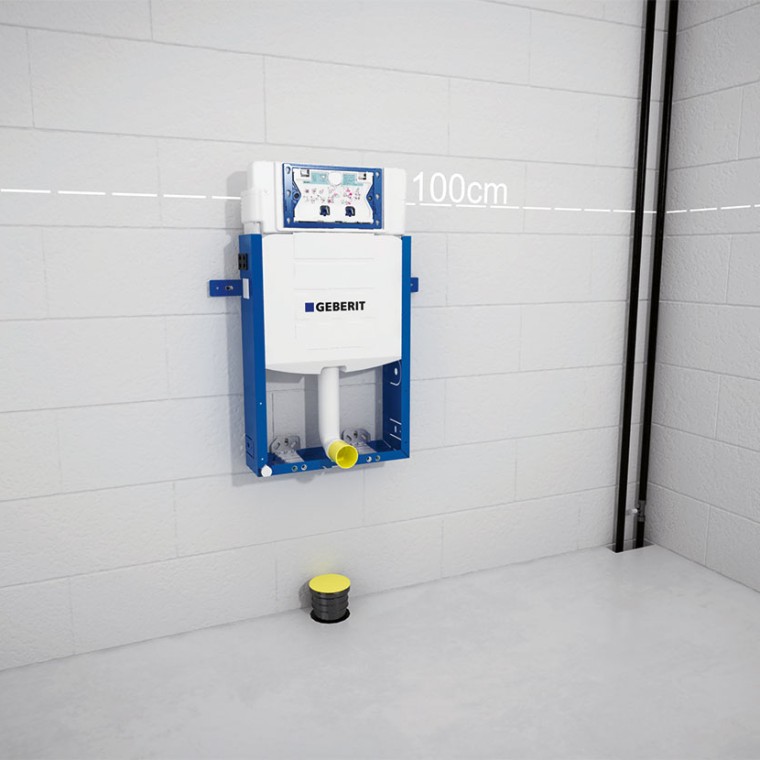 Geberit Kombifix Installationselement befestigen Geberit Kombifix Installationselement befestigen