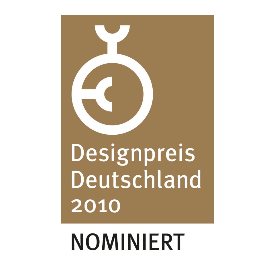 Nominiert für den Designpreis Deutschland 2010