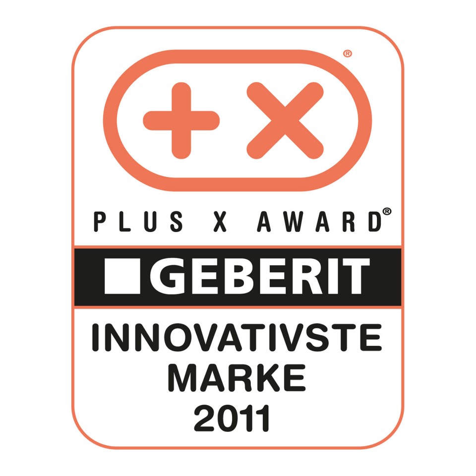 Plus X Award für Geberit als die innovativste Marke