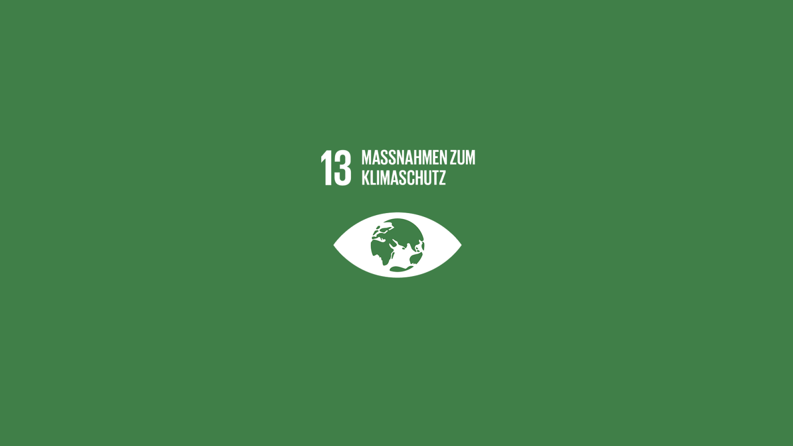 Ziel 13 der Vereinten Nationen «Massnahmen zum Klimaschutz»
