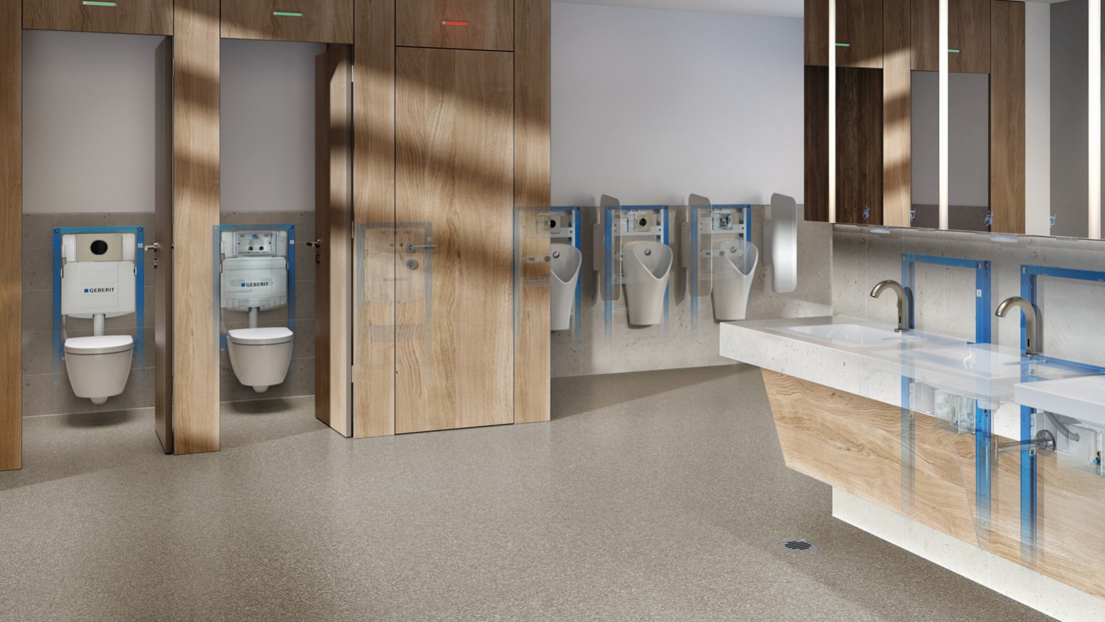 Geberit WC-System in der Standard-Produktauswahl Geberit WC-System in der Standard-Produktauswahl