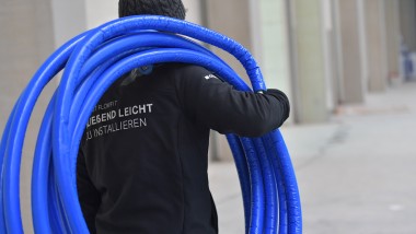 Geberit bietet auch vorgedämmte Rohre an
