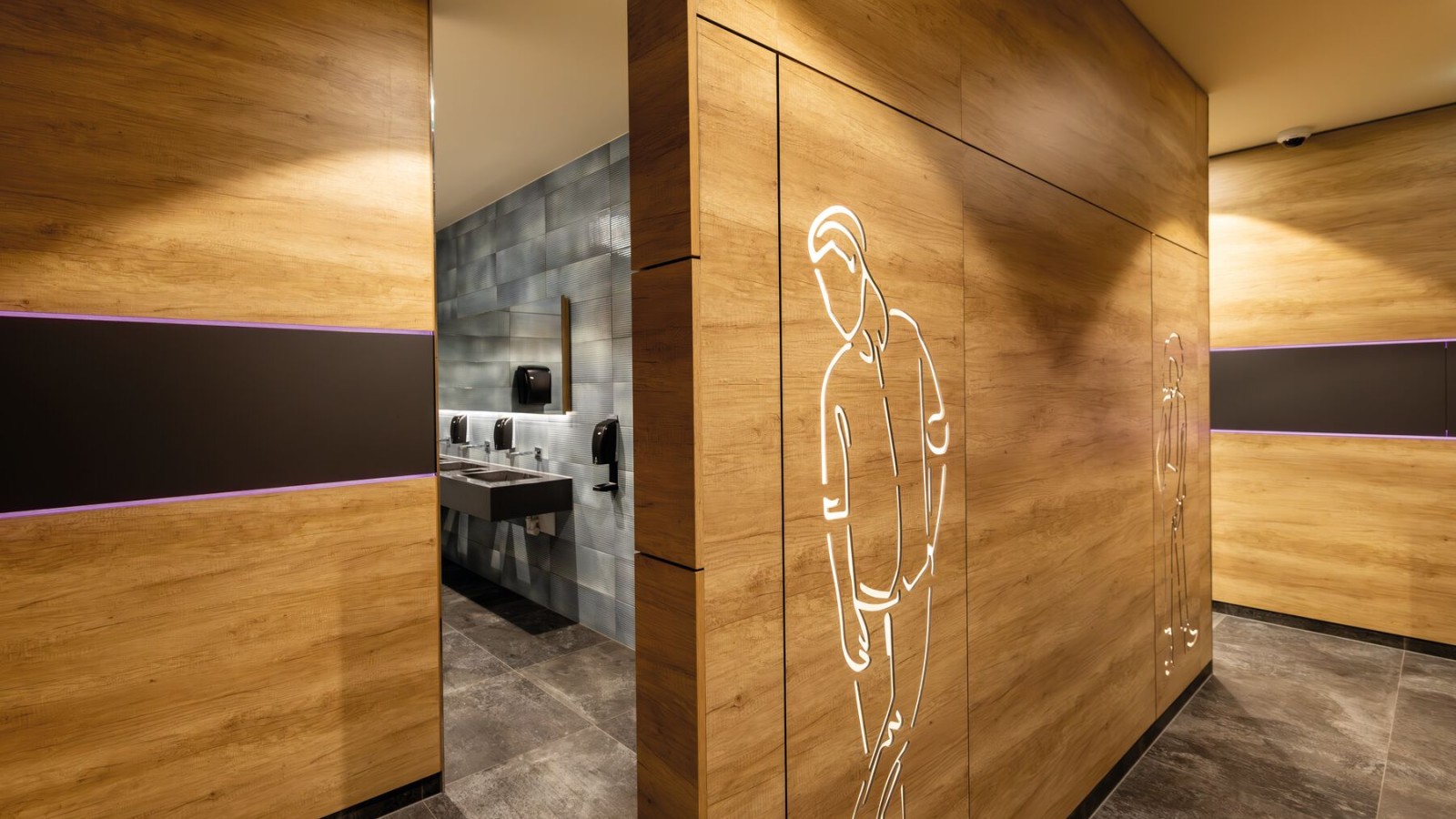 Eingang zum Herren-WC