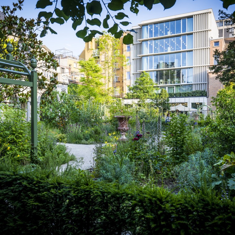 Bescheiden und doch auffällig: Das neue Eingangsgebäude des Rubenshuis (© Frederik Beyens)