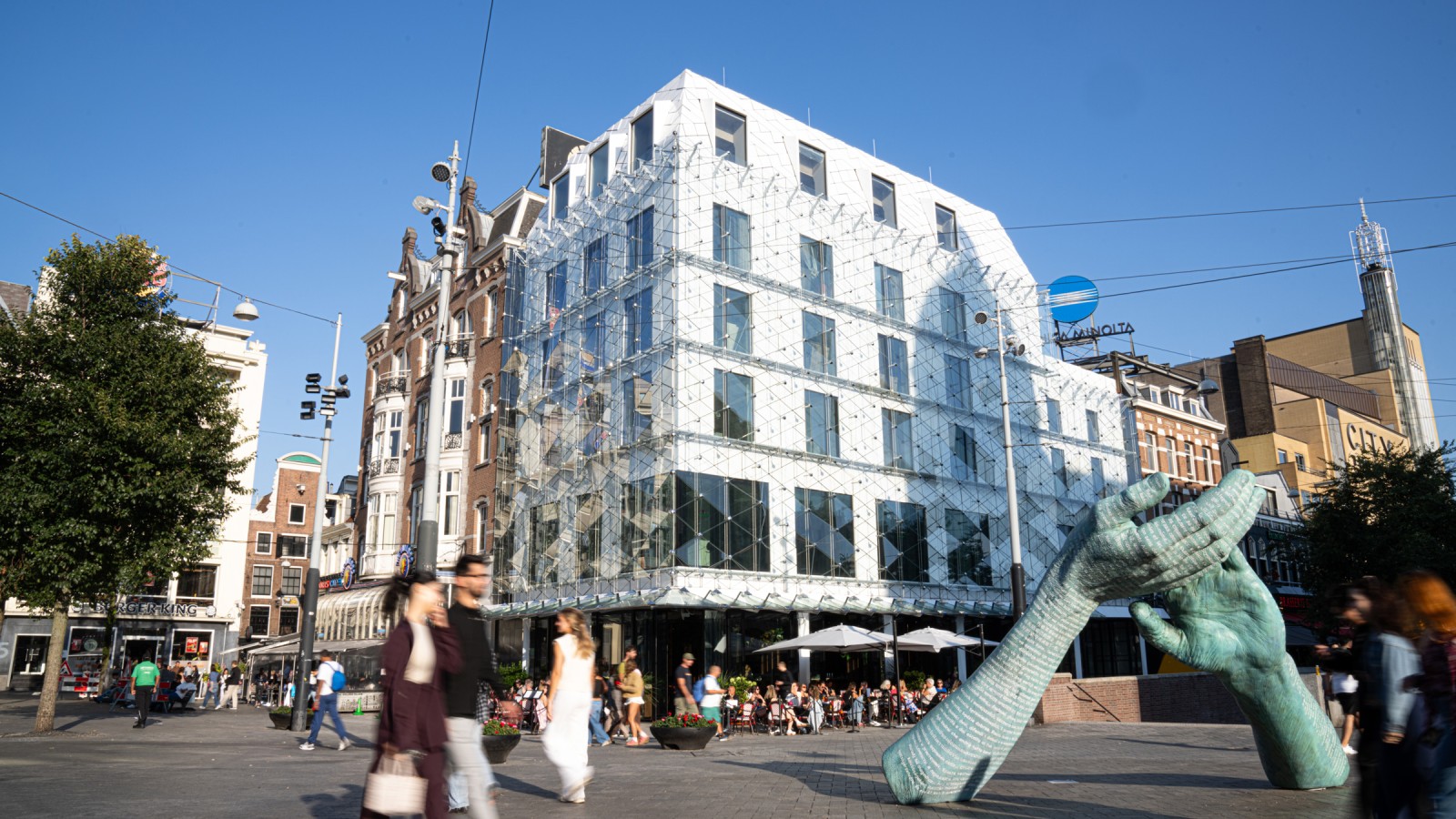 Ersatzneubau am Leidseplein: das Gebäude heute (© Denise Valk) Ersatzneubau am Leidseplein: das Gebäude heute (© Denise Valk)