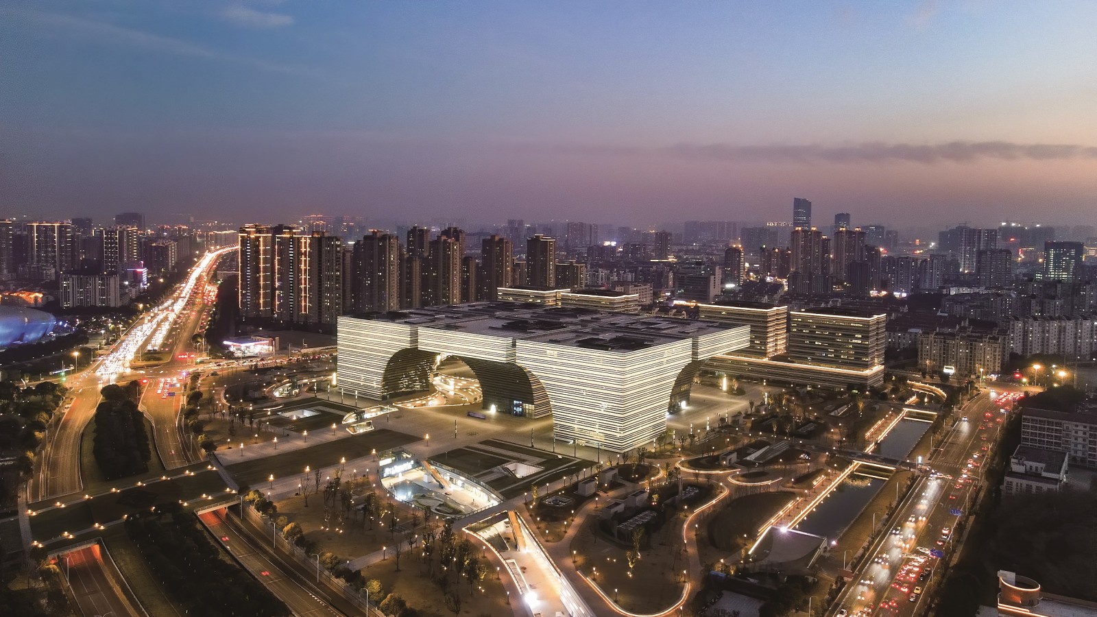 Changzhou Culture Plaza, Changzhou (CN) 2022 (© ingDESIGN (shanghai) Co.,Ltd) Changzhou Culture Plaza, Changzhou (CN) 2022 (© ingDESIGN (shanghai) Co.,Ltd)