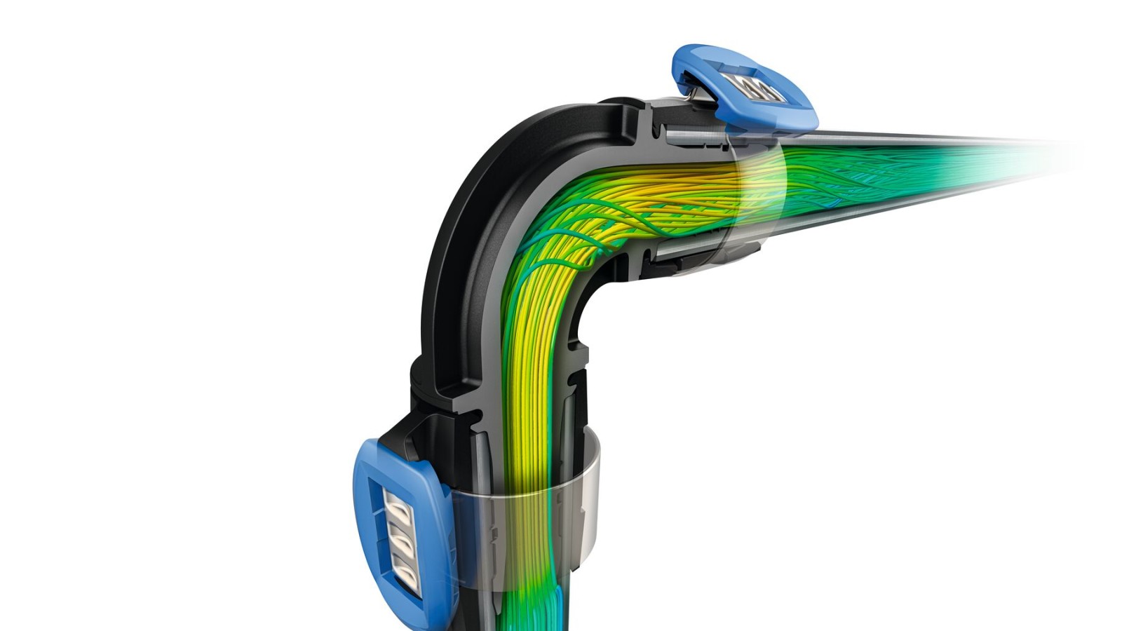 Durchflussoptimiertes Rohrleitungssystem Geberit FlowFit