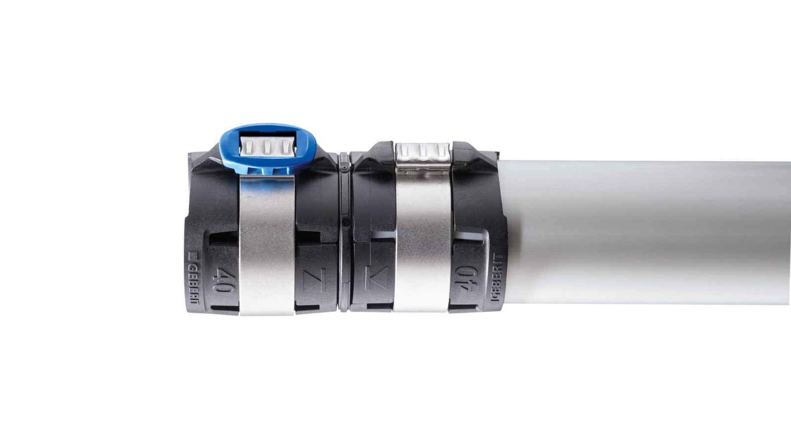 Sicheres Überprüfen der Einstecktiefe mit Geberit FlowFit