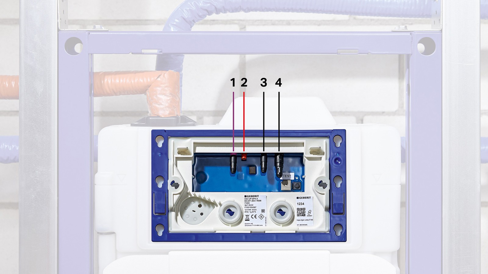 Unterputzspülkasten mit HS30 Hygienespülung (© Geberit) Unterputzspülkasten mit HS30 Hygienespülung (© Geberit)