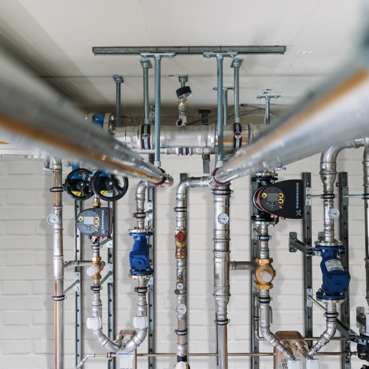 Geberit Mapress Therm bietet bei geschlossenen Kühl- bzw. Kältekreisläufen mit Kondensatbildung zuverlässigen Schutz gegen Aussenkorrosion