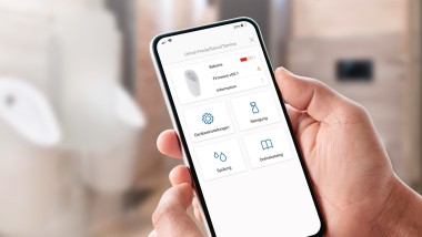 Geberit Control App für die Bedienung von Sanitärapparaten