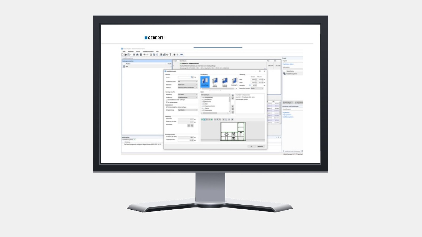 Geberit bietet eine Vielzahl an digitalen Planungstools für Profis wie den Geberit ProPlanner Geberit bietet eine Vielzahl an digitalen Planungstools für Profis wie den Geberit ProPlanner