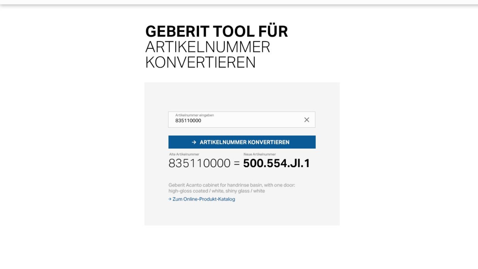 Artikelnummer Converter Artikelnummer Converter