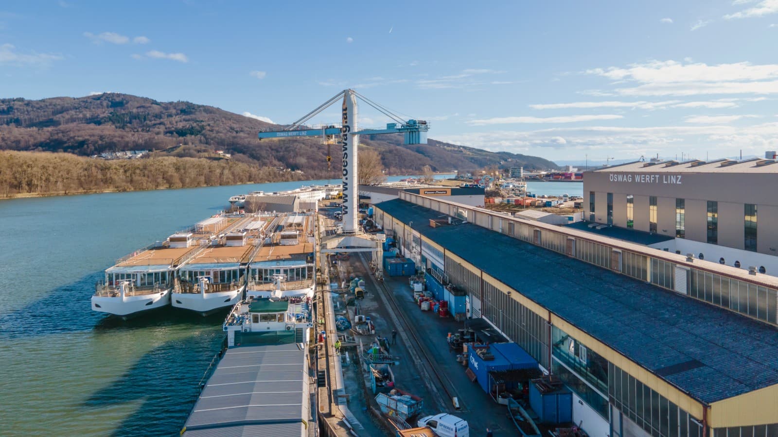 ÖSWAG Schiffswerft Linz (c) Gregor Hartl ÖSWAG Schiffswerft Linz (c) Gregor Hartl