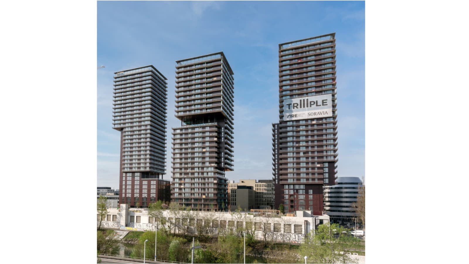 © Soravia / Ansicht auf die drei Türme nach der Fertigstellung © Soravia / Ansicht auf die drei Türme nach der Fertigstellung