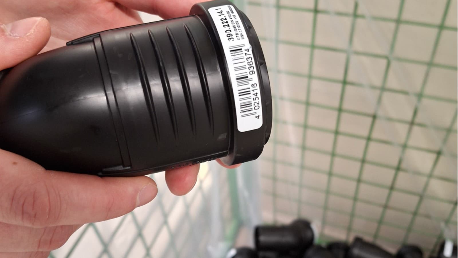 Geberit Produkt mit Etikett Geberit Produkt mit Etikett