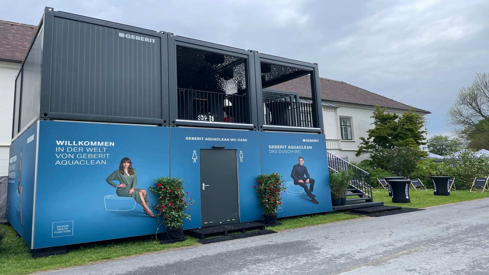 Die Welt von Geberit als mobile Oase (c) Geberit Die Welt von Geberit als mobile Oase (c) Geberit