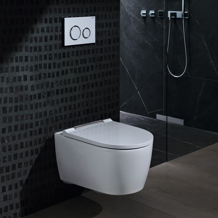 Geberit ONE wandmontiert mit geschlossener Keramik Geberit ONE wandmontiert mit geschlossener Keramik