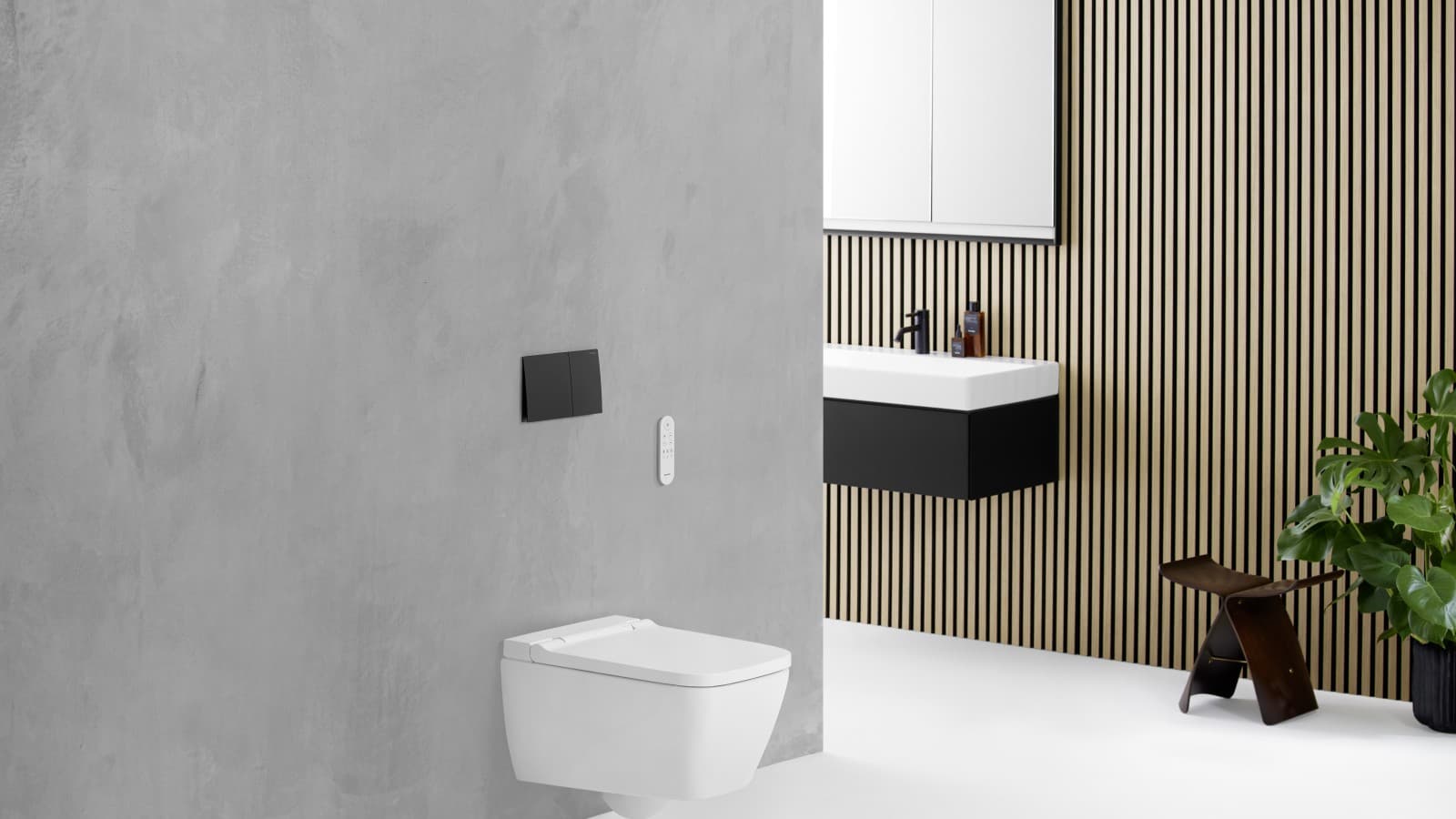 Geberit AquaClean Sela mit Keramik im Square Design Geberit AquaClean Sela mit Keramik im Square Design