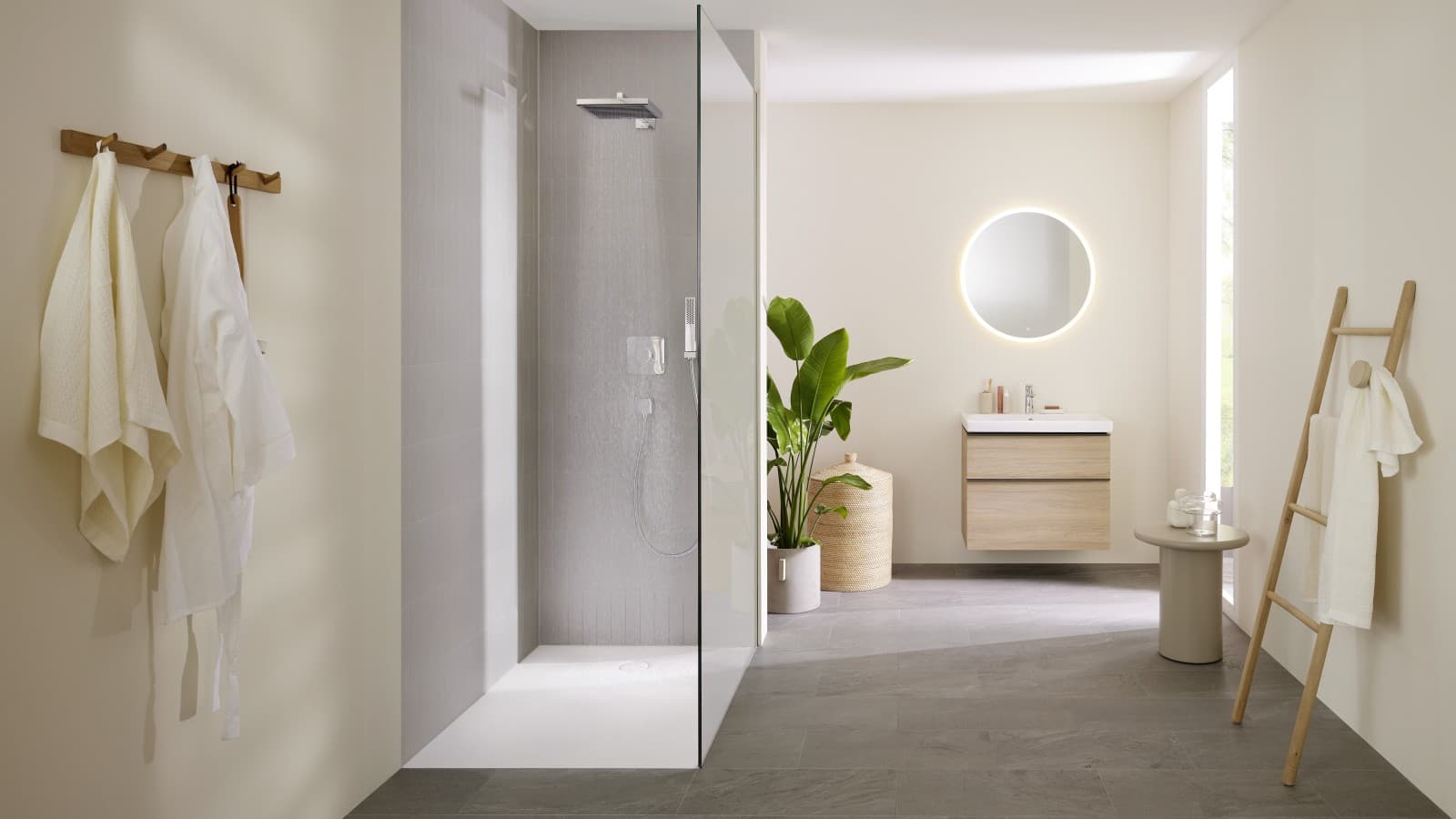 Geberit CleanFloor30 Duschrinne im Badezimmer Geberit CleanFloor30 Duschrinne im Badezimmer