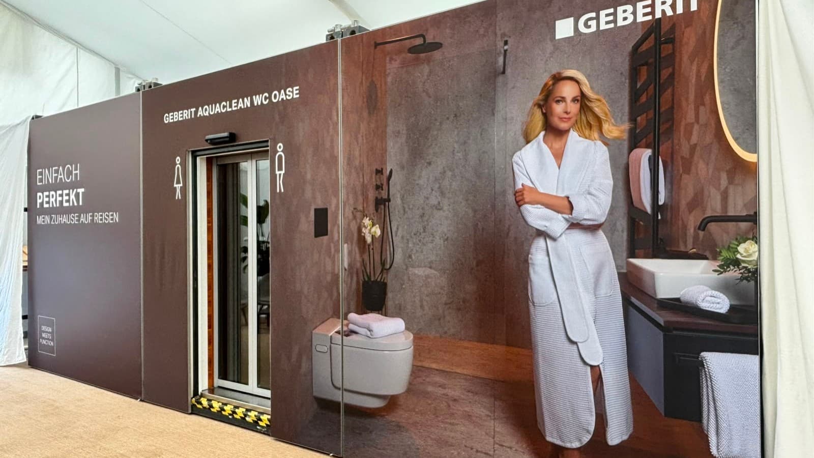 Geberit AquaClean WC-Oase bei den ATP Openings in Kitzbühel Geberit AquaClean WC-Oase bei den ATP Openings in Kitzbühel