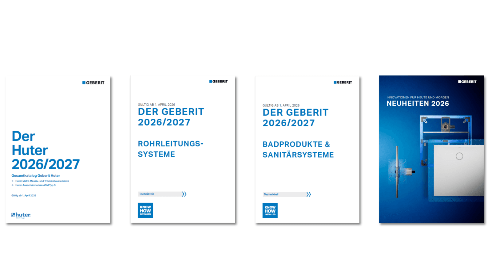 Geberit Kataloge 2025/26 Geberit Kataloge 2025/26