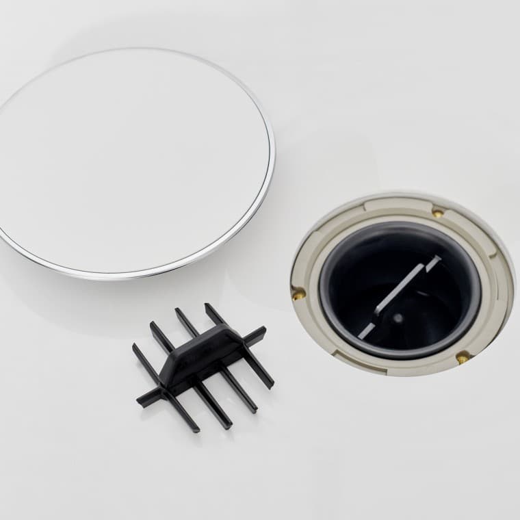 Duschwanne Geberit Nemea mit integriertem Geberit Kammeinsatz Duschwanne Geberit Nemea mit integriertem Geberit Kammeinsatz