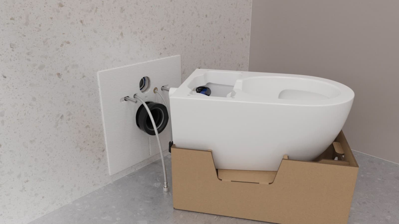 Verpackung als Installationshilfe Verpackung als Installationshilfe