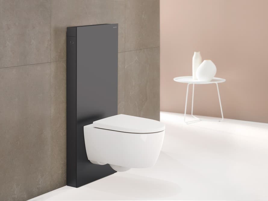 Geberit Monolith Plus schwarz satiniert Geberit Monolith Plus schwarz satiniert