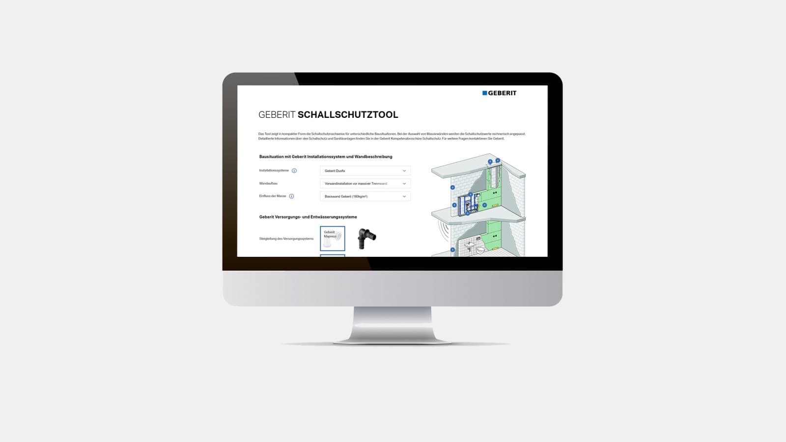 Schallschutztool von Geberit Schallschutztool von Geberit