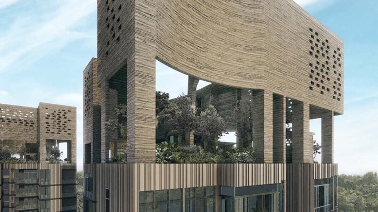 Die «Secret Gardens» wachsen oben auf den Wohntürmen des Martin Modern Areals (© Darren Soh) Die «Secret Gardens» wachsen oben auf den Wohntürmen des Martin Modern Areals (© Darren Soh)