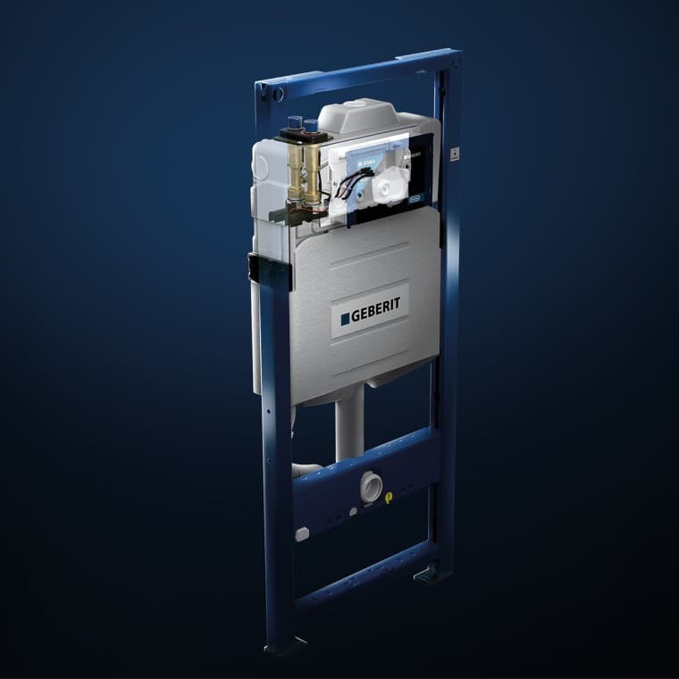 Geberit Unterputzspülkasten mit HS50 Hygienespülung Geberit Unterputzspülkasten mit HS50 Hygienespülung